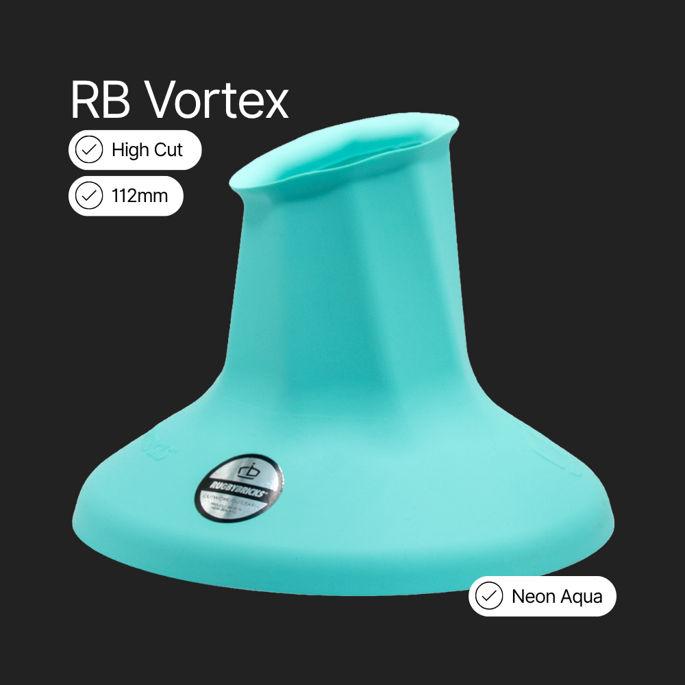 RB Vortex High Cut Neon Aqua Side