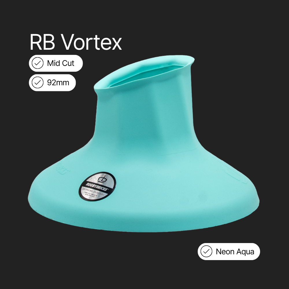 RB Vortex Mid Cut Neon Aqua Side