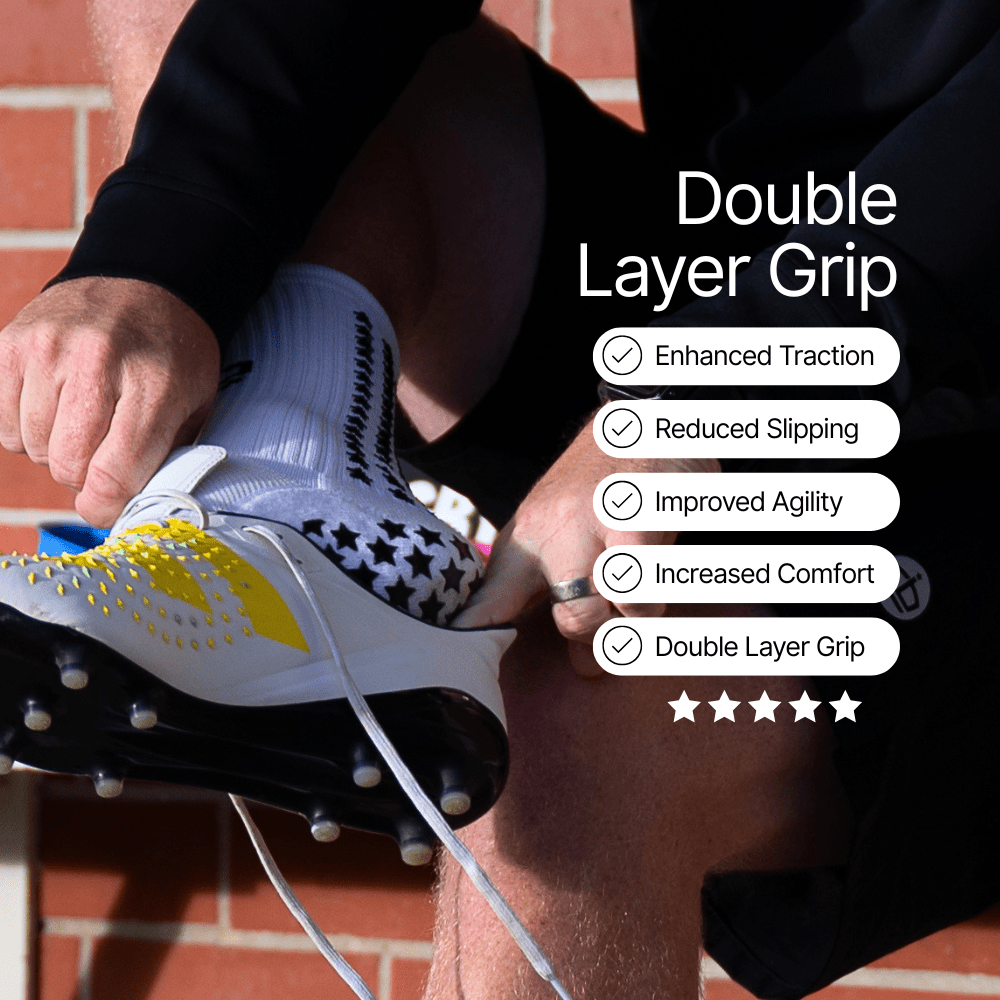 RB Star Grip Socks - Rugby Bricks - RBGS-MB - Sports Equipment