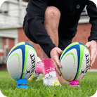 RB Vortex Mid Cut Kicking Tee - Rugby Bricks - VMC - LB - RP -