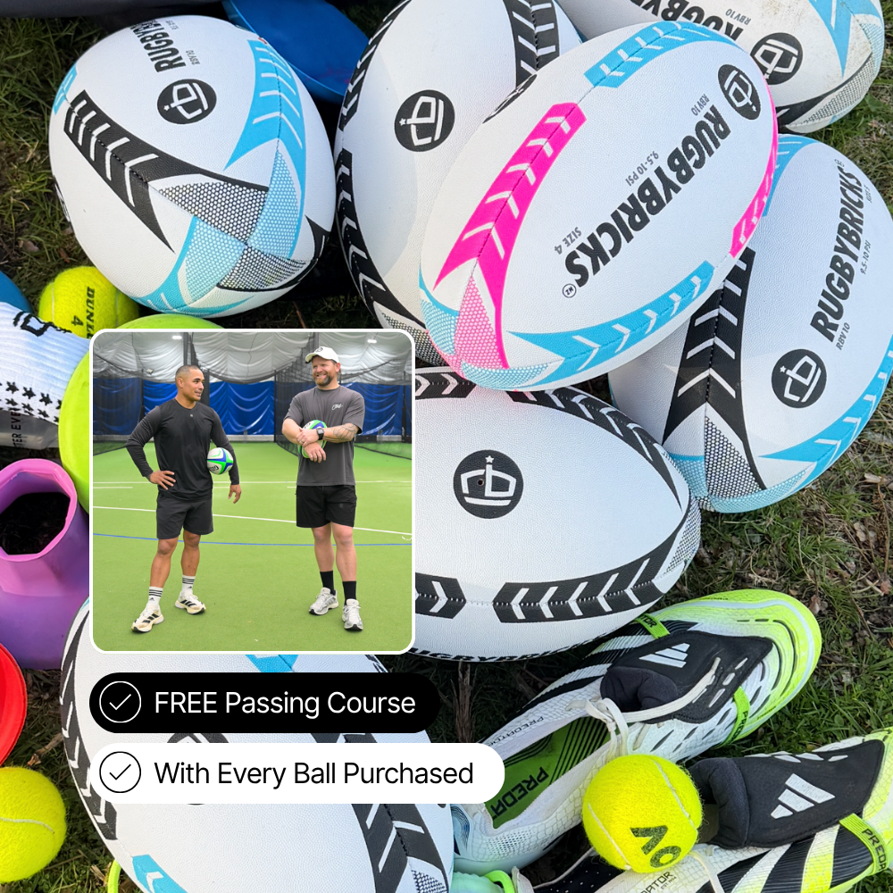 TEAM Rugby Balls - Rugby Bricks - RB-RBTEAM-S5 -