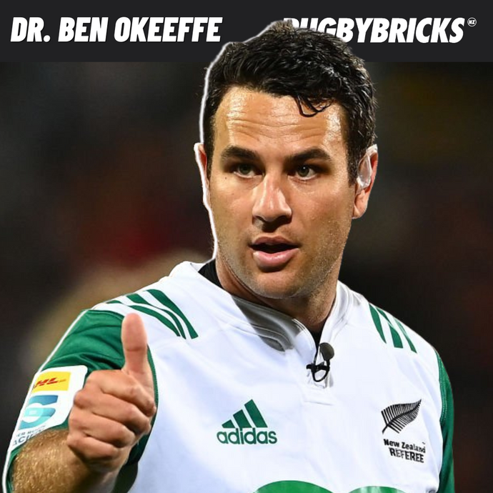 Rugby Bricks Podcast Episode 62 Show Notes: Ben O’Keeffe | Penalties, Pressure, and Professionalism: Dealing With Scrutiny & The Journey To Becoming A World-Class Referee