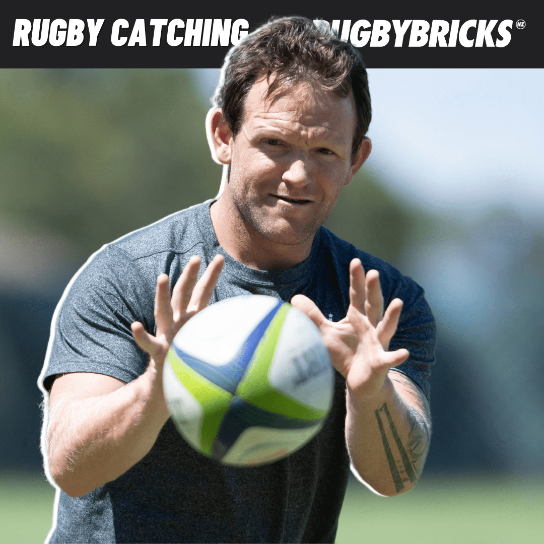 How To Catch A Rugby Ball & The Basics Of Taking A Pass - Rugby Bricks