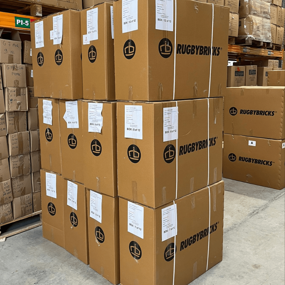 BOX (10) High/Mid Cut Kicking Tees - Rugby Bricks - RB-MB-10 - 