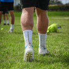 Junior Hot Stepper Grip Socks - Rugby Bricks - HS - WLB5/7 - 