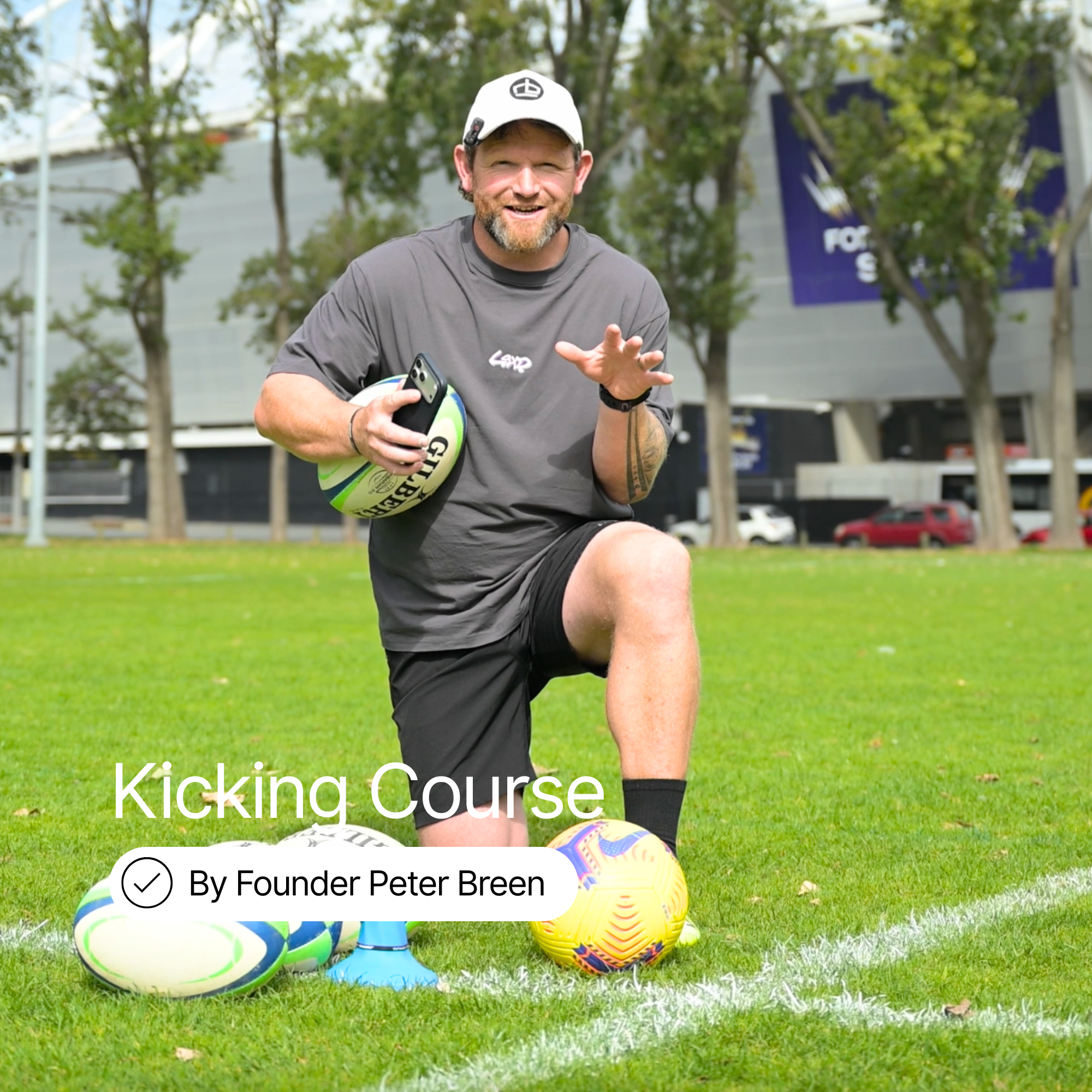 Kicking Skill Course - Rugby Bricks -  - 