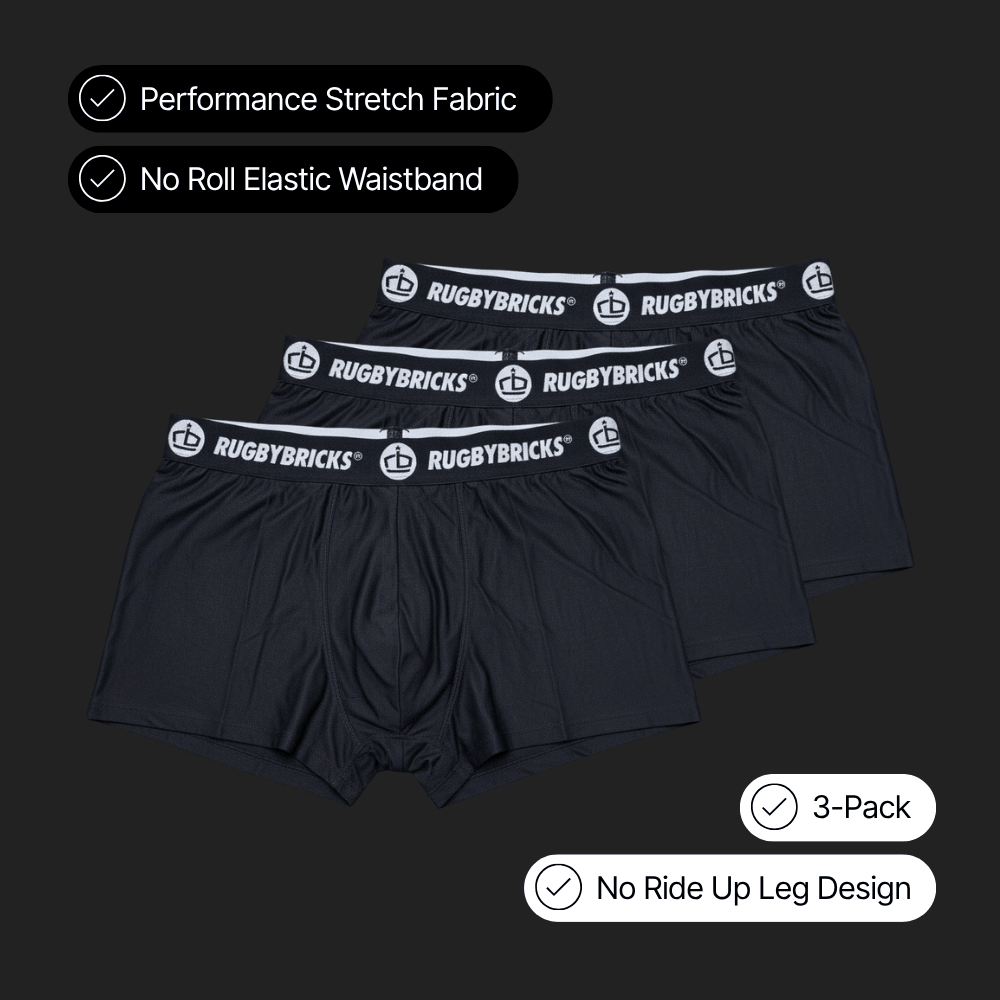 RB Mens Underwear 3 - Pack - Rugby Bricks - RB-UW-SB - 