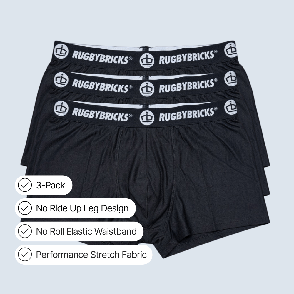 RB Mens Underwear 3 - Pack - Rugby Bricks - RB-UW-SB - 