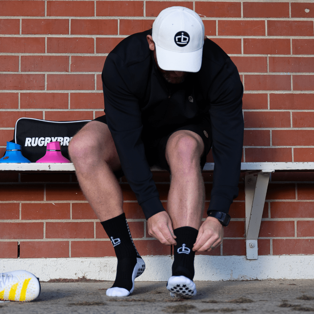 RB Star Grip Socks - Rugby Bricks - RBGS-MB - Sports Equipment