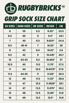 RB Star Grip Socks - Rugby Bricks - RBGS - MW - Sports Equipment
