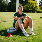 Sophie de Goede Signature Kicking Tee - Rugby Bricks - VHC-SR-RP -